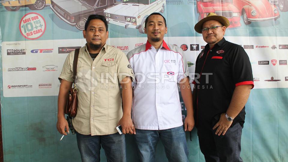 Bimo Koesumowinoto (Kiri/TCI), Azhar Habieb (CIC 112), Ary Sakti P. Siregar (Corona Absolute Member) - INDOSPORT